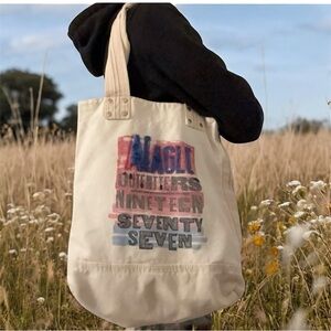 Y2K AEO American Eagle 1977 Nineteen Seventy Seven Tote Bag